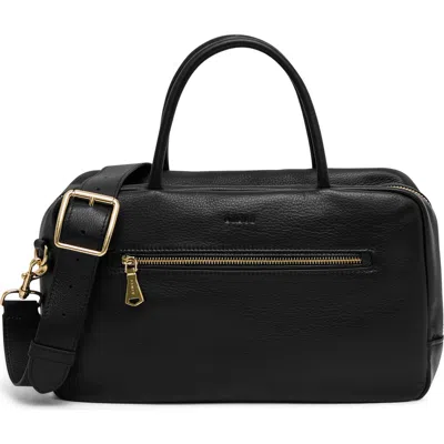 Aimee Ritual Leather Satchel In Black