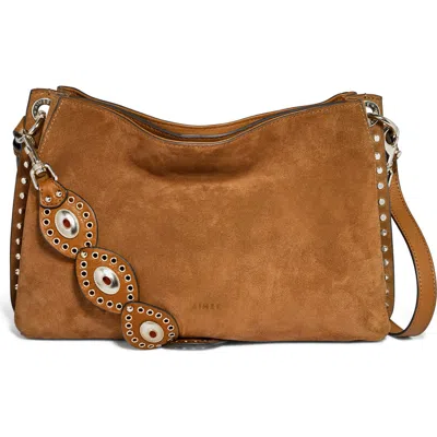 Aimee Roma Suede Shoulder Bag