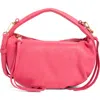 Aimee Starlight Top Handle Leather Bag In Pink