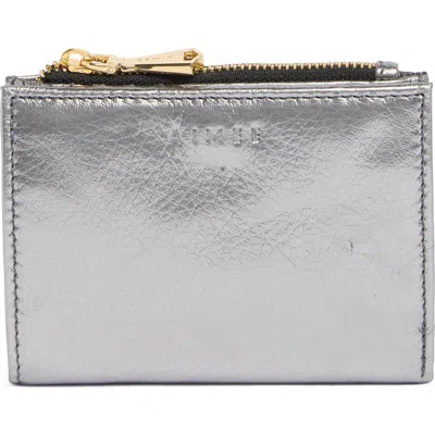Aimee Sutton Bifold Wallet In Pewter Metallic