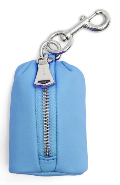 Aimee Tamitha Leather Key Fob In Blue