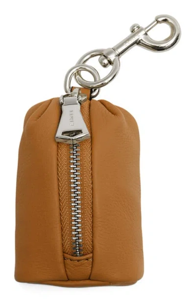 Aimee Tamitha Leather Key Fob In Brown