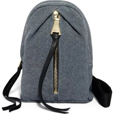 Aimee Tamitha Leather Sling Bag In Blue