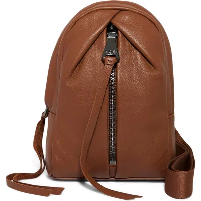 Aimee Tamitha Leather Sling Bag In Brown