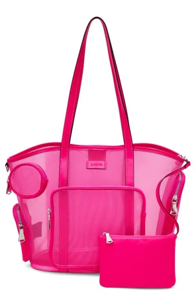 Aimee The Skipper Cargo Tote In Pink