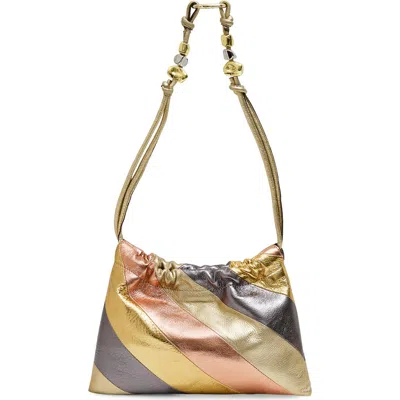 Aimee Tie Breaker Shoulder Bag In Gold