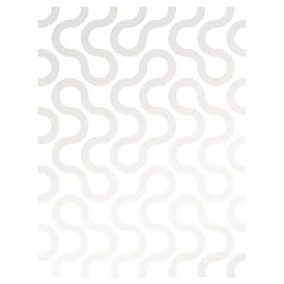 Pre-owned Aimee Wilder Baby Designer Wallpaper In Mist, Pearl On White