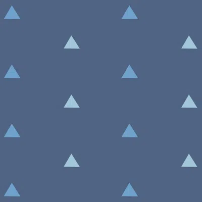 Pre-owned Aimee Wilder Forest Designer Wallpaper In Midnight 'sky, Powder And Ocean Blue'