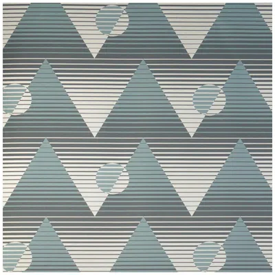 Pre-owned Aimee Wilder Pyramide Du Soleil Metallic Type Ii Wallpaper (sample) In Gray