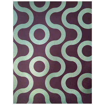 Pre-owned Aimee Wilder Reflection Metallic Type Ii Wallpaper In Fluorite (sample) In Black