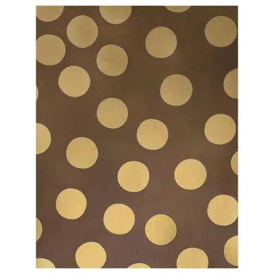 Pre-owned Aimee Wilder Ying Dot Metallic Type Ii Wallpaper In Chiaki (sample) In Brown