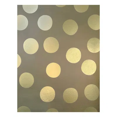 Pre-owned Aimee Wilder Ying Dot Metallic Type Ii Wallpaper In Yasu (sample) In Brown