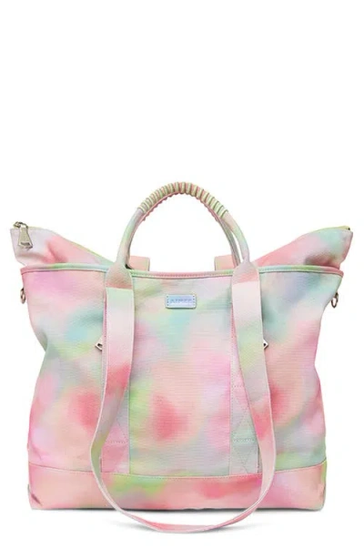 Aimee Wonder Canvas Convertible Tote In Red