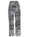 Ainea Woman Pants Black Size 8 Viscose, Elastane In Black