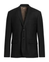 Aion Man Blazer Black Size 46 Virgin Wool, Cashmere