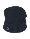 Aion Man Hat Midnight Blue Size Onesize Wool, Cashmere In Blue