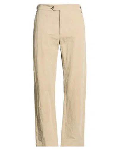 Aion Man Pants Beige Size 32 Cotton, Linen In Neutral