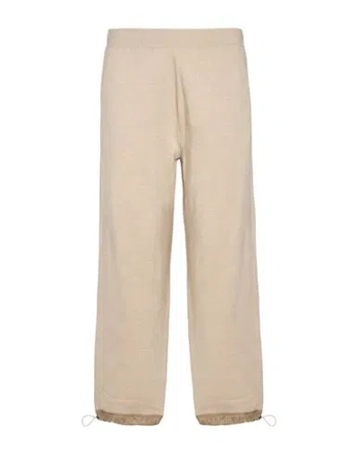 Aion Man Pants Beige Size 38 Virgin Wool In Neutral