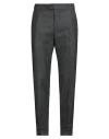 Aion Man Pants Charcoal Size 38 Virgin Wool, Cashmere In Gray