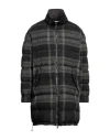 Aion Man Puffer Military Green Size 42 Polyamide, Virgin Wool, Mohair Wool, Nylon In Black