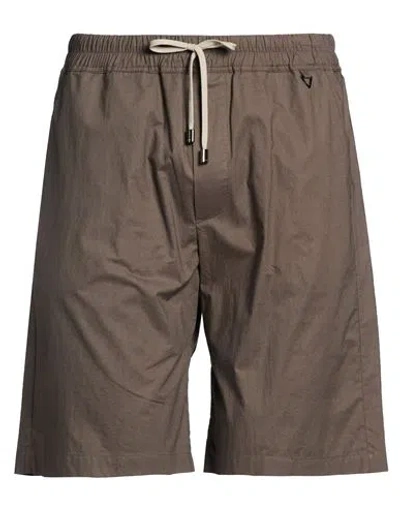 Aion Man Shorts & Bermuda Shorts Taupe Size 38 Cotton In Brown