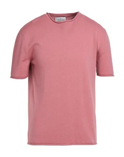 Aion Man Sweater Antique Rose Size L Cashmere In Pink