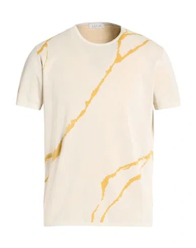 Aion Man Sweater Beige Size 46 Silk, Cotton In Brown