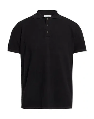 Aion Man Sweater Black Size 44 Silk, Cotton
