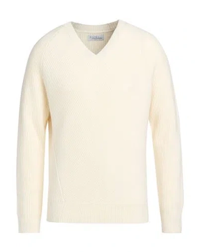 Aion Man Sweater Ivory Size S Cashmere In White