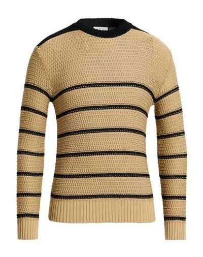 Aion Man Sweater Sand Size 38 Cotton In Neutral