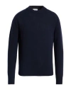 Aion Man Turtleneck Midnight Blue Size 44 Virgin Wool, Cashmere