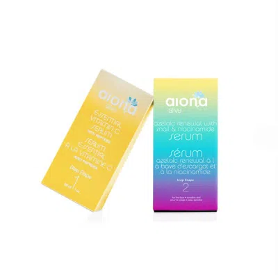 Aiona Alive Skincare Skin Brightening Set – Brighten, Even Tone & Hydrate For All Skin Types