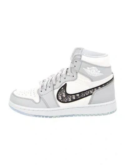 Pre-owned Air Dior 1 Retro High Sneakers W/ Tags In White