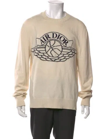 Pre-owned Air Dior 2020 Graphic Print Pullover In Neutral