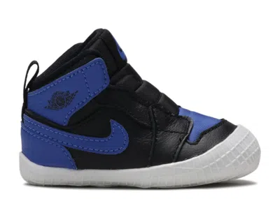 Air Jordan Babies'  1 Crib Bootie 'royal' In Blue