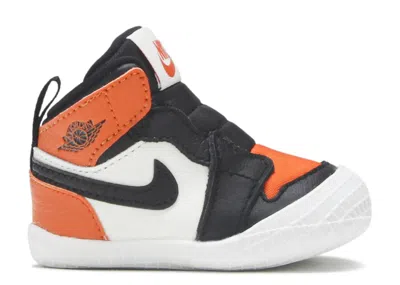 Air Jordan Babies'  1 Crib Bootie 'shattered Backboard' In Multi