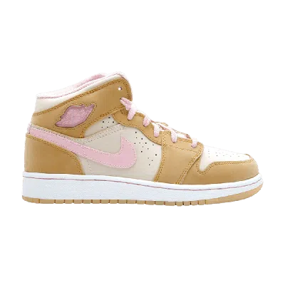 Pre-owned Air Jordan 1 Hare Gs 'wheat' In Brown