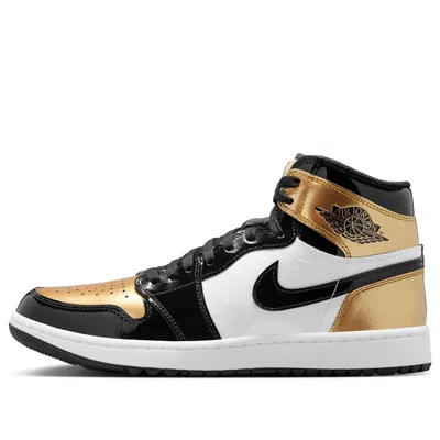Air Jordan 1 High Golf 'patent Gold Toe'