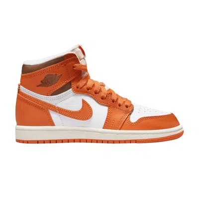Pre-owned Air Jordan 1 High Og Ps 'starfish' | Orange | Kid's Size 12
