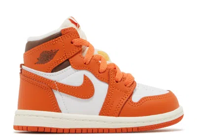 Air Jordan Babies'  1 High Og Td 'starfish' In Orange