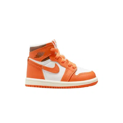 Pre-owned Air Jordan 1 High Og Td 'starfish' | Orange | Infant Size 9
