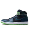 Air Jordan 1 High Strap 'green Spark' In Blue