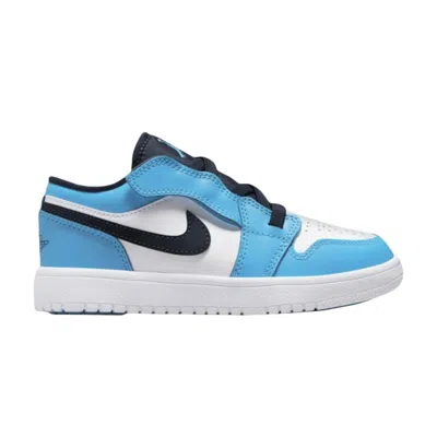 Pre-owned Air Jordan 1 Low Alt Ps 'unc' | White | Kid's Size 10.5