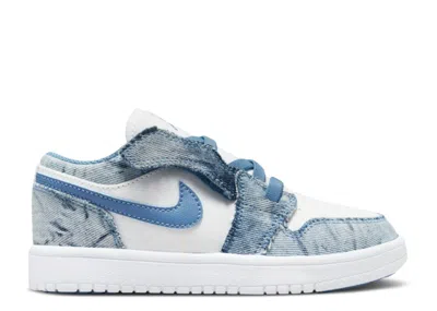Air Jordan 1 Low Alt Ps 'washed Denim' In White