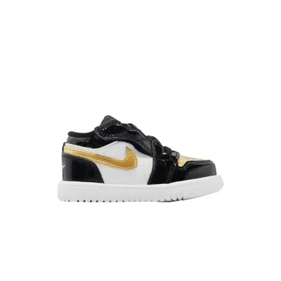 Pre-owned Air Jordan 1 Low Alt Se Bt 'gold Toe' | Black | Infant Size 2