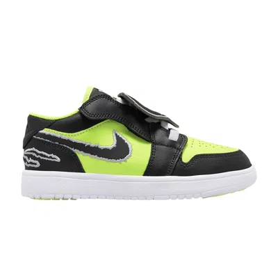 Pre-owned Air Jordan 1 Low Alt Se Ps 'big Cat Energy' | Green | Kid's Size 11