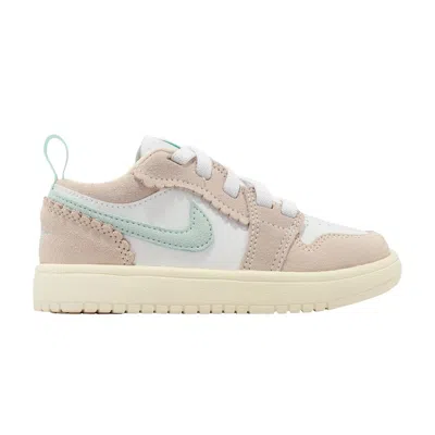 Pre-owned Air Jordan 1 Low Alt Se Ps 'scalloped Edge' | Pink | Kid's Size 2