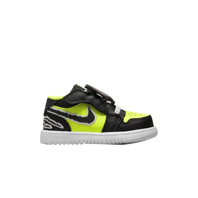 Pre-owned Air Jordan 1 Low Alt Se Td 'big Cat Energy' | Green | Infant Size 6