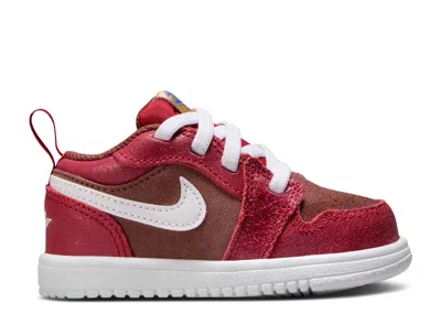 Air Jordan Babies'  1 Low Alt Se Td 'breakfast' In Red