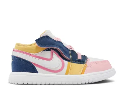 Air Jordan Babies'  1 Low Alt Se Td 'multi-color Canvas'